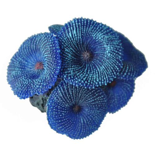 Coral artificial azul para acuario
