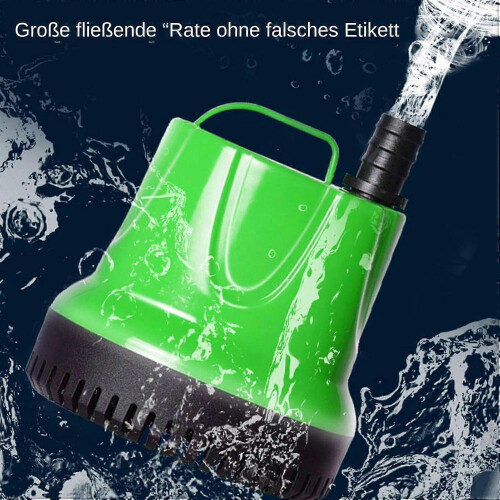 Aquarium Submersible Circulation Pump Hydroponics Low Noise Bottom Suction Filter 200GPH 2