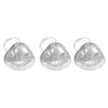 3 trampas de plástico transparente para caracoles, plantas acuáticas, planarias y sanguijuelas.