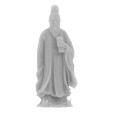 1 pieza de estatua de Confucio para decoración de acuarios y paisajes pequeños