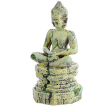 Adorno de resina de Buda para acuario, 1 pieza. Decoración para pecera.