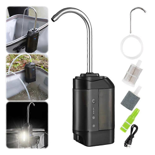 Portable Smart Sensor Automatic Fishing Oxygen & Water Pump with Bait Light 2
