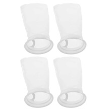 4-Pack Nylon Mesh Filter Sock Bags for Aquarium Sediment Filtration