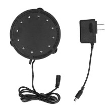 Lámpara de burbujas LED redonda sumergible y colorida para acuario.