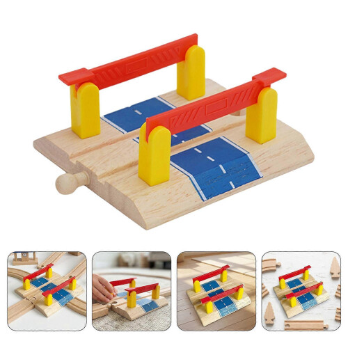 Barrera de vía férrea simulada, juguete de bricolaje 2