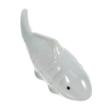 adornos flotantes de cerámica con forma de pez para la decoración del acuario