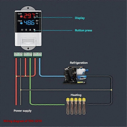 Aquarium Temperature Controller WiFi Thermostat for Tank Heating 1