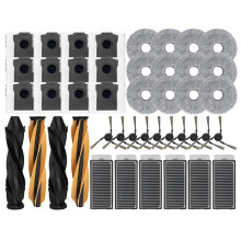 44 Piezas de Accesorios de Repuesto para Aspiradora para L40s Ultra / L40s Pro Ultra: Cepillo, Filtro, Paños de Mopa y Bolsa para el Polvo.