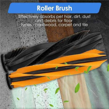 Lot de 44 Accessoires de Rechange pour Aspirateur pour L40s Ultra / L40s Pro Ultra: Brosse, Filtre, Lingettes, Sac à Poussière