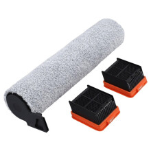 Kit de Cepillo Giratorio y Filtro HEPA para Aspiradoras para Uwant D5 D5 Pro D100 A60 V8 V10 D500 D600 (Juego de Repuestos)