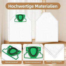 Lot de 12 Sacs pour Aspirateur pour  pour Kobold VK200 FP200 avec 2 Filtres HEPA - Comprend Sacs, Filtres et Pastilles Parfumées