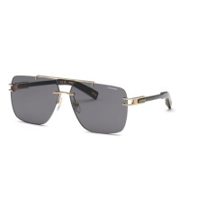 Chopard SCHL78 65/13/145 kiiltävä ruusukulta aurinkolasit MIEHILLE SCHL78