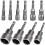 10Pcs Hex Magnetic Socket Wrench Set 6-19mm Pilot Nut Driver style2701 1