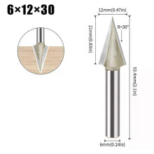 1PC 30 Degree Carbide V-Shaped Router Bit CNC Engraving Cutter Woodworking Tool Part