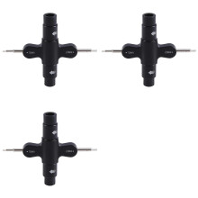 3X Quick Release Hex Wrench Set M3 M4 M5 + 1.5mm 2.0mm Screwdriver Prop Motor Tool Black