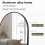 150x50cm Arched Full Length Floor/wall Mirror Blac 6