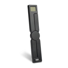 Compact Folding Digital Food Scale With LED Display Portable Kitchen Coffee Weighing Tool Black