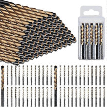 52pcs HSS 1/8 Drywall Router Bit Set with Guide Point for Door Window Cutouts