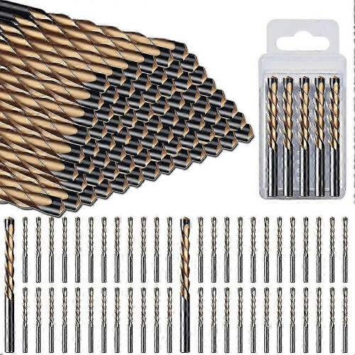 52pcs HSS 1/8 Drywall Router Bit Set with Guide Point for Door Window Cutouts