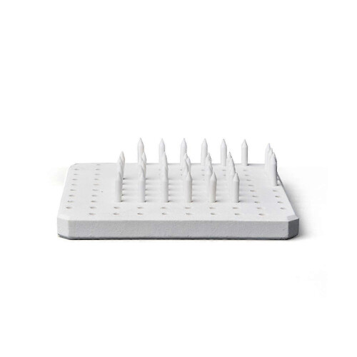 High Temp Refractory Ceramic Kiln Support Nail Pottery Clay Firing Pad Tool White
