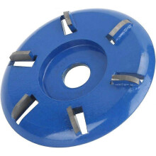 XHX Chisea 6 Teeth Wood Carving Disc for Angle Grinder Stump Remover Chainsaw Blade