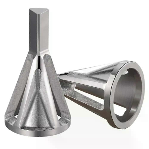 HSS Deburring Chamfering Tool Triangle Shank Hex Threaded Edges SS Power Drill