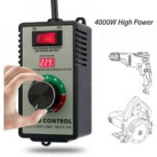 Stepless Speed Control Switch for Hand Drill Polisher Blower Digital Display Electronic Governor