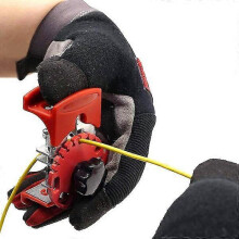 Handheld Copper Wire Stripper 14 Hole Sizes Adjustable Depth Portable Cutting Tool