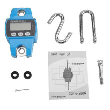 Sky Blue 300kg Industrial Digital Hanging Crane Scale Hook Heavy Duty Weight Meter
