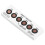 20Pcs Reusable Moisture Indicator Cards Electronics Appliances Home Storage Multi 10.00X3.80X0.10CM 1
