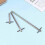 Llave triangular extendida para ascensor Pro Train 100 200 300 mm Destornillador triangular Llave para puertas 5