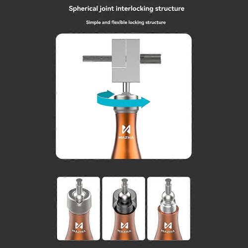 MAZHA T0011 Split Detachable Handheld Clamp Vise Portable DIY Model Making Coloring Tool 1