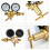 Professional Heavy-Duty Nitrogen Gas Regulator for Metalwork Brazing Applications Gold 5