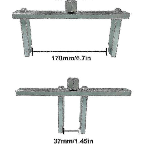 Adjustable Lock Ring Spanner for BMW Fuel Pump Removal 3/8 to 1/2 Inch 2