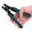 Crimper Pliers Kit Wire Stripper Cable Cutter UO Shaped Terminals Connectors 0.5-4MM Lugs Multicolor 2