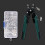 Crimper Pliers Kit Wire Stripper Cable Cutter UO Shaped Terminals Connectors 0.5-4MM Lugs Multicolor 5