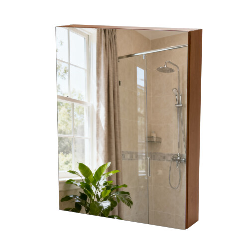 Bathroom Medicine Cabinet with Mirror, LED Light