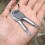 2PC Stainless Steel Mini EDC Multi Slotted Screwdriver Keychain Pocket Tool Silver+Black 4