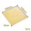 Precision Brass Sheet Plate 2mm 100x150mm Durable for Welding Metalworking 2