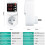 EU Dual Di Surge Protector Socket 16A AC220V Adjustable Voltage Current Limiting Voltmeter Automatic 3