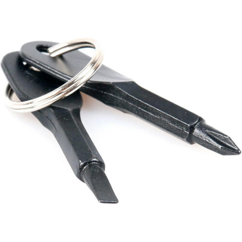 Pocket Screwdriver Keyring Tool Flathead & Cross Screwdriver Keychain 1