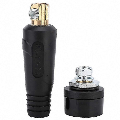 3-Pack Copper Euro Welding Quick Couplers 200-400A Cable Connectors 10-25mm 1
