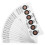 20Pcs Reusable Moisture Indicator Cards Electronics Appliances Home Storage Multi 10.00X3.80X0.10CM 2