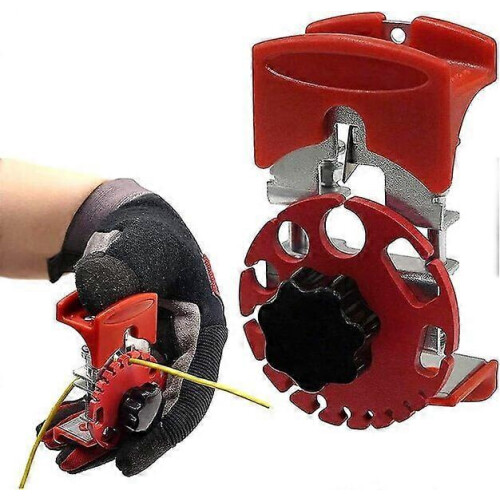 Handheld Copper Wire Stripper 14 Hole Sizes Adjustable Depth Portable Cutting Tool 1