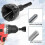 2PCs 1/4 Hex Shank Rotary Deburring External Chamfer Tool for Burr Removal black 4