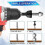 2PCs 1/4 Hex Shank Rotary Deburring External Chamfer Tool for Burr Removal black 5