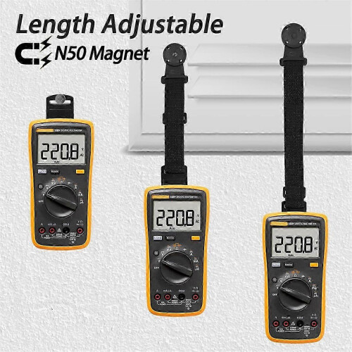 Fluke Multimeter Secure 2pc Magnetic Hanging Strap Kit 1
