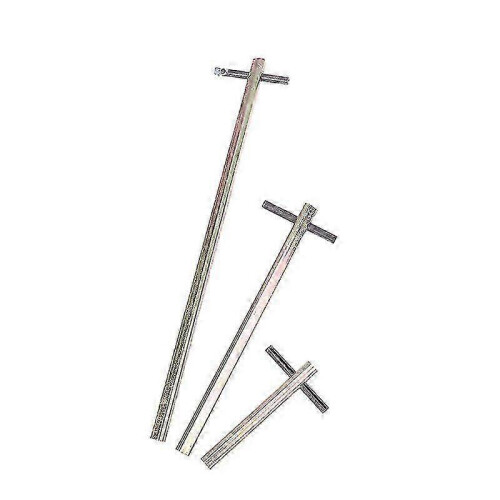 Llave triangular extendida para ascensor Pro Train 100 200 300 mm Destornillador triangular Llave para puertas 1