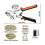 Kit di pinze per occhielli per teloni con 300 occhielli da 10 mm, strumento di perforazione resistente 5