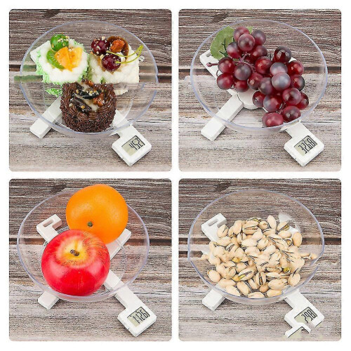 Portable Mini Folding Digital Food Scale with LED Display for Coffee Kitchen Baking Weight 2